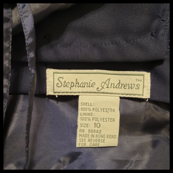 Stephanie Andrews navy form maxi dress - Picture 5 of 6